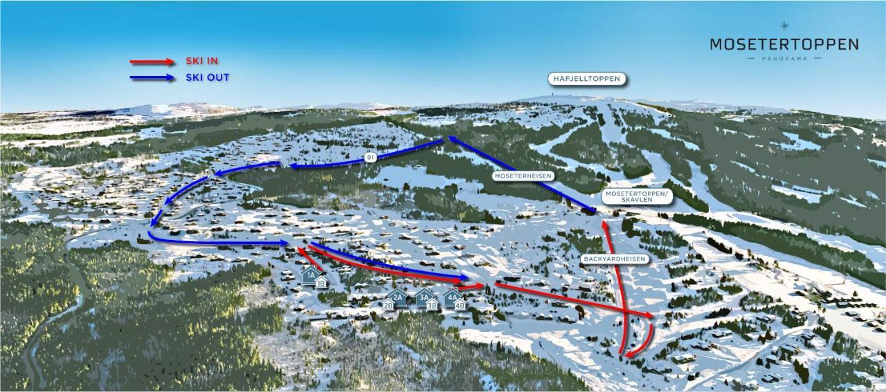 Mosetertoppen Panorama, Anneks 2B - Hafjell Esterno foto